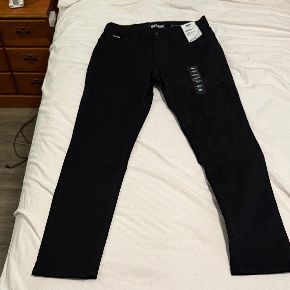 DKNY Black Bleeker Shaping Skinny Jeans